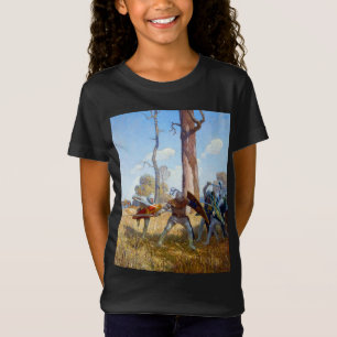 Die Verlegung von Sir Lamorak, c. 1922 von N.C. Wy T-Shirt