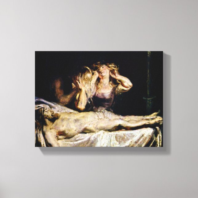 Die Verleumdung Jesu Christi - Rubens Leinwanddruck (Vorderseite)