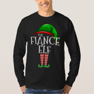 Die Verlobte Elf Group passt zu Weihnachten-Gif T-Shirt