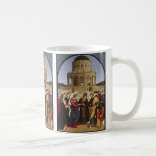 Die Verlobung der Jungfrau Maria von Raphael Kaffeetasse