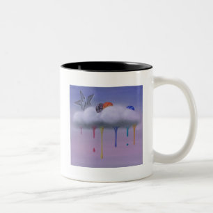 die verlorene Marmor-Tasse Zweifarbige Tasse
