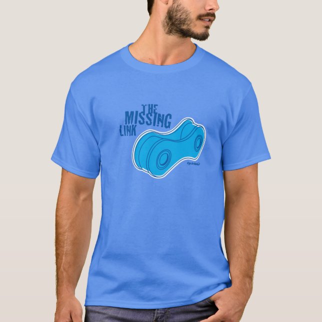 Die vermisste Verbindungs-Fahrrad-Kette T-Shirt (Vorderseite)