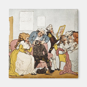 "Die Verpflanzung der Zähne", Cartoon Magnet
