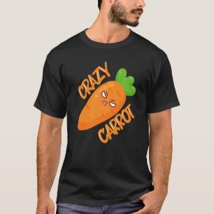 Die verrückten Karotten, die Karotten mit Gemüse s T-Shirt