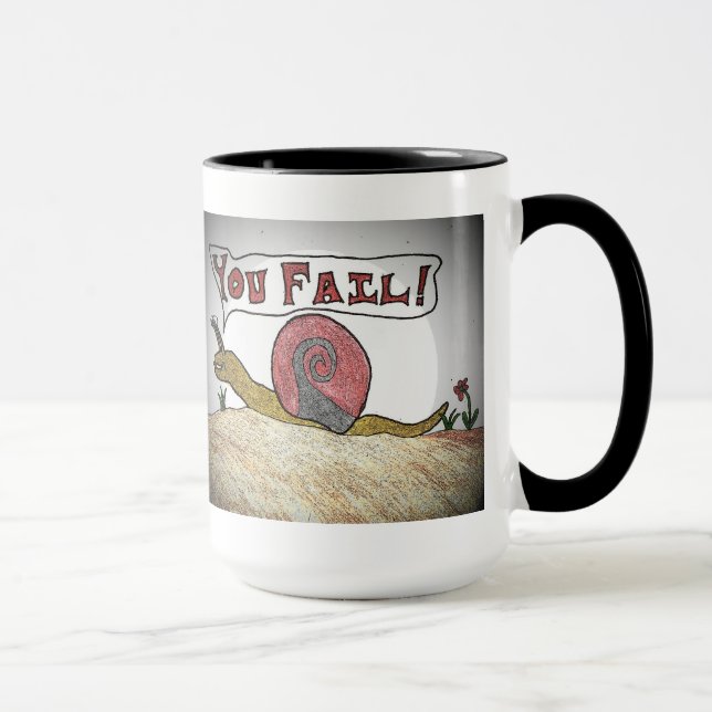 Die versagteschnecke-Tasse von Schande Tasse (Rechts)