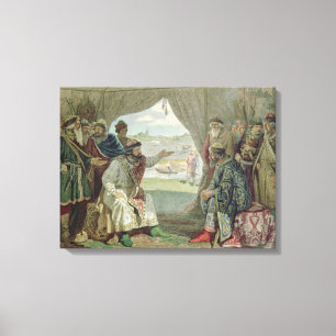 Die Versammlung von Prinzen Leinwanddruck