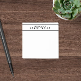 Die verschiedenen Stilrichtungen des Trainers Post-it Klebezettel