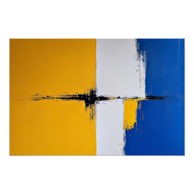 Die Verschmelzung der Farben Poster (Vorderseite)