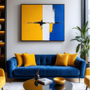 Die Verschmelzung der Farben Poster