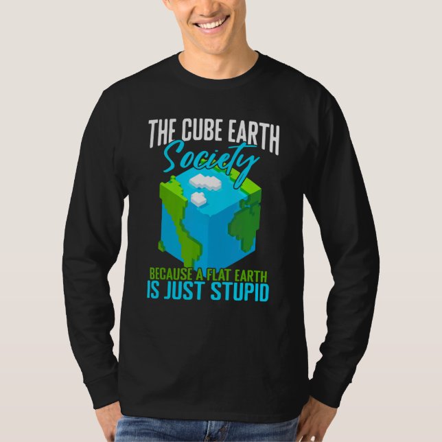Die Verschwörung der Cube Earth T-Shirt (Vorderseite)