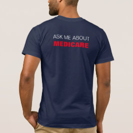 Die Versicherungskasse "Frag mir über Medicare Spo T-Shirt
