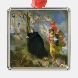 Die Versprechen des Heiligen Aloysius von Gonzaga Ornament Aus Metall