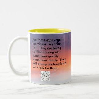 Die Versprechen Zweifarbige Tasse