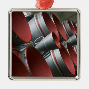 Die Verstärker des Soyuz TMA-14 Raumfahrzeugs 3 Silbernes Ornament