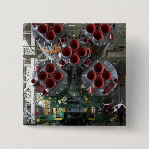 Die Verstärker des Soyuz TMA-14 Raumfahrzeugs Button