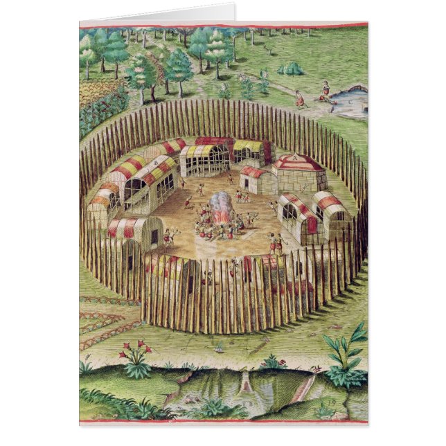 Die verstärkte Stadt von Pomeiooc (Vorne)