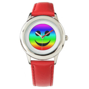Die verstellbaren roten Zahlen aus rotem Edelstahl Armbanduhr
