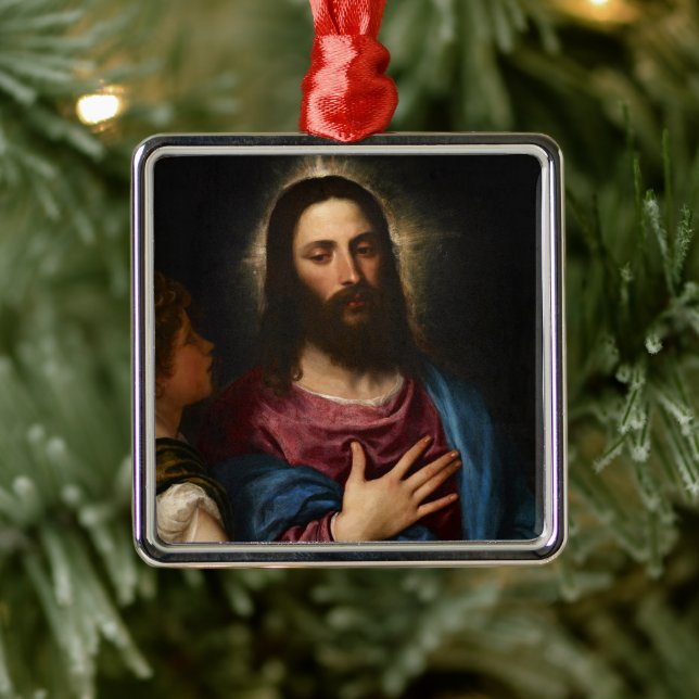 Die Versuchung Christi, Tizian Ornament Aus Metall (Baum)