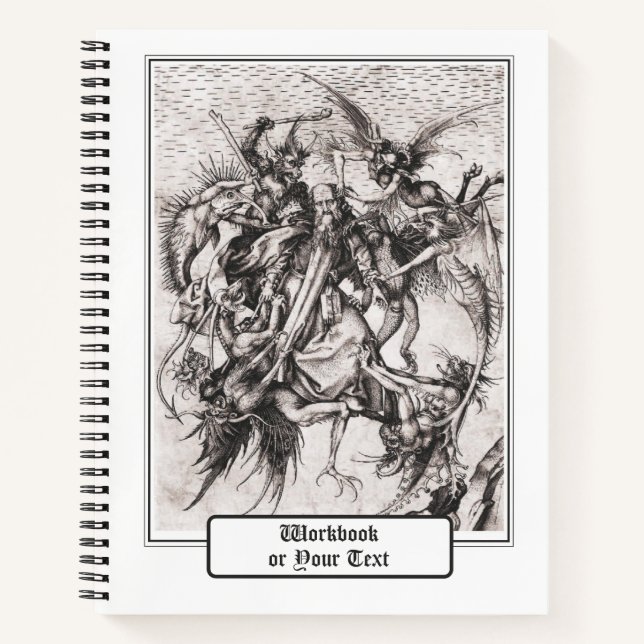 Die Versuchung des St. Anthony-Notebooks Notizbuch (Vorderseite)