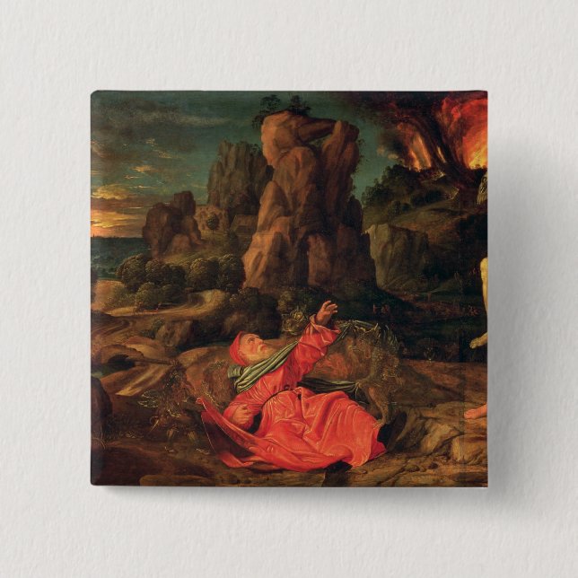 Die Versuchung von St Anthony, c.1530 Button (Vorderseite)