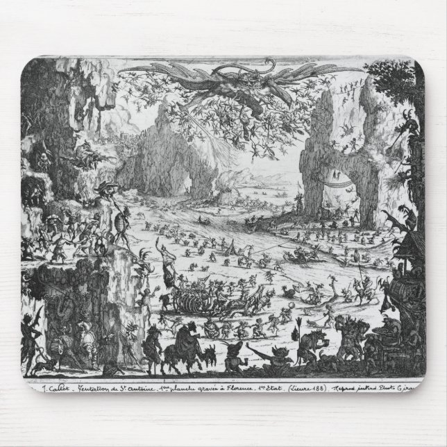 Die Versuchung von St Anthony Mousepad (Vorne)