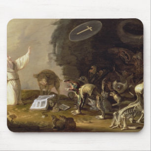 Die Versuchung von St Anthony (Platte) Mousepad
