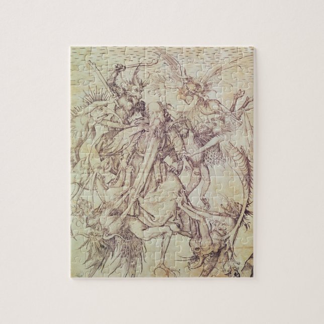 Die Versuchung von St Anthony (Stich) (Vertikal)