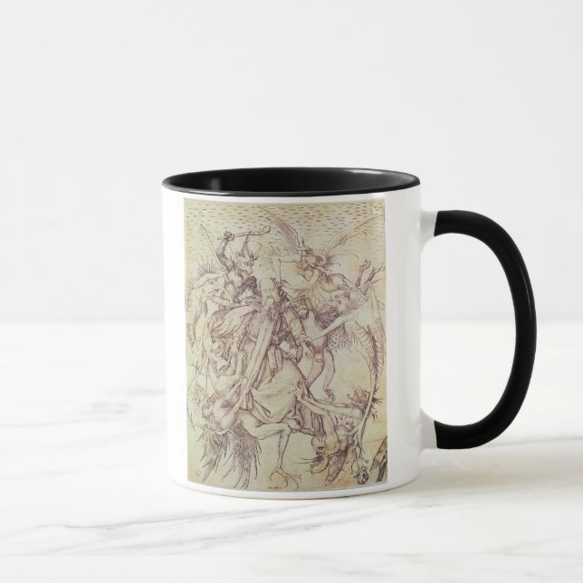 Die Versuchung von St Anthony (Stich) Tasse (Rechts)