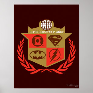 Die Verteidiger des Planeten der Gerechtigkeitslig Poster