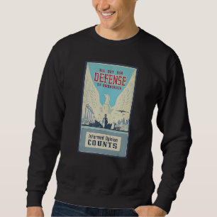 Die Verteidigung der Demokratie als politischer An Sweatshirt