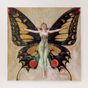Die Verwandlung des Flapper-Mädchens zum Schmetter