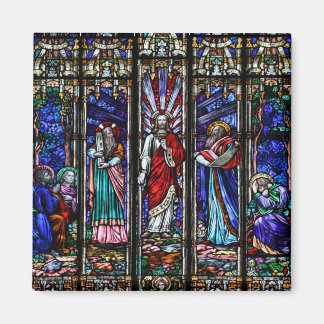 Die Verwandlung Jesu Christi verkleidete Glaskunst Magnet