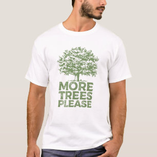Die verwischenden Bäume T-Shirt