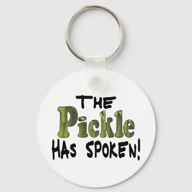 Die verworfene Pickle Schlüsselanhänger (Vorderseite)