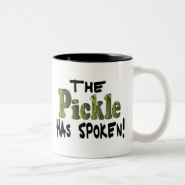 Die verworfene Pickle Zweifarbige Tasse