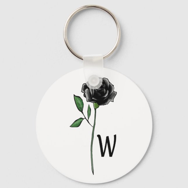 Die verworrene Rose Schlüsselanhänger (Vorderseite)