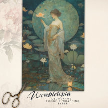 Die verzauberte Dame im magischen Lotus-Garten