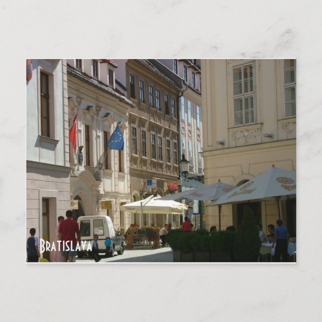 Die verzauberte Ecke in Bratislava Postkarte (Vorderseite)
