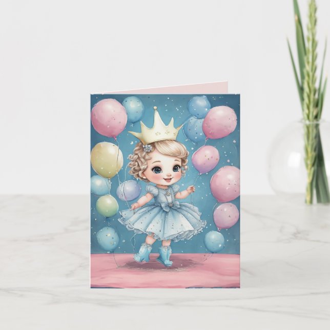 Die verzauberte Geburtstagsfeier der Prinzessin Karte (Vorderseite)