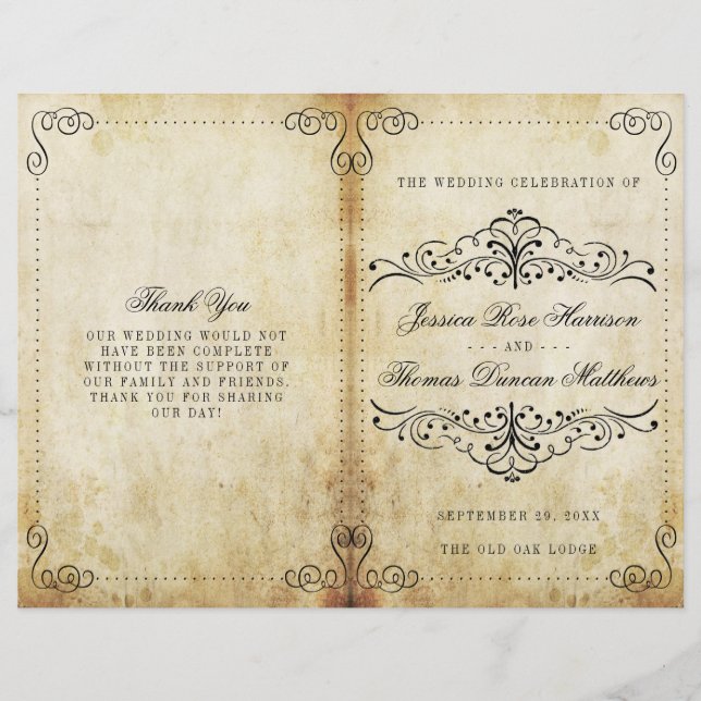 Die Verzierte, Geblüht Hochzeitskollektion des Jah (Vorderseite)