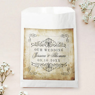 Die Verzierte, Geblüht Hochzeitskollektion des Jah Geschenktütchen