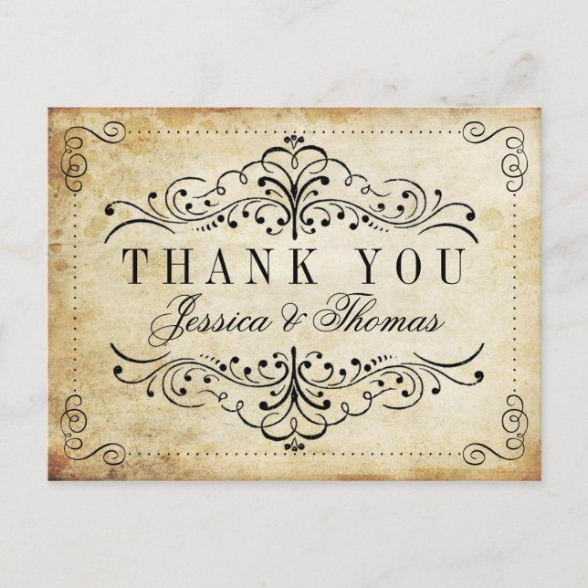 Die Verzierte, Geblüht Hochzeitskollektion des Jah Postkarte (Vorderseite)