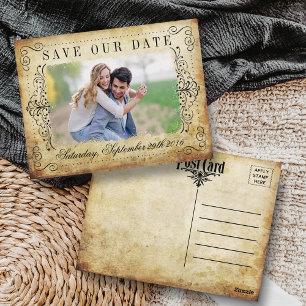 Die Verzierte, Geblüht Hochzeitskollektion von Vin Postkarte