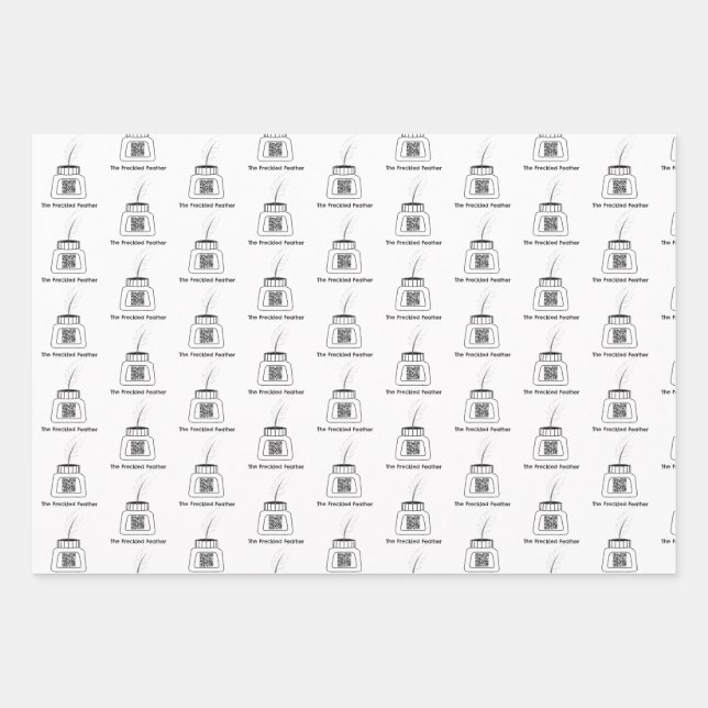 Die verzückte Feder Geschenkpapier Set (Vorderseite 3)