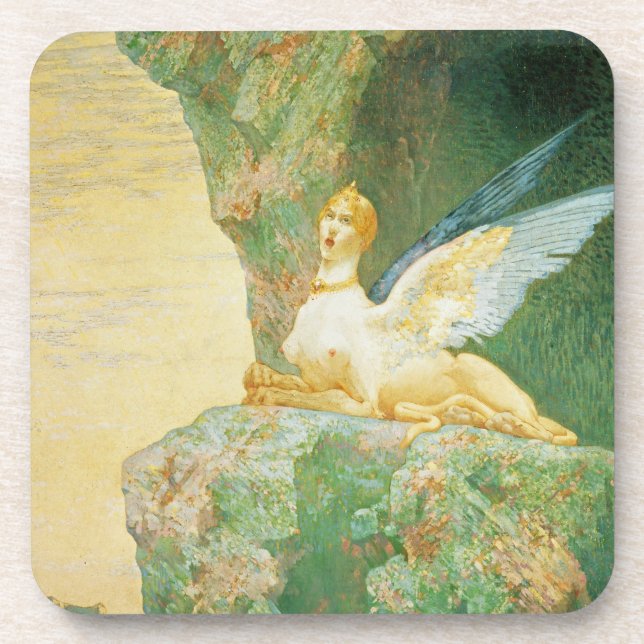 Die Verzweiflung der Sphinxes, 1890 Untersetzer (Vorderseite)
