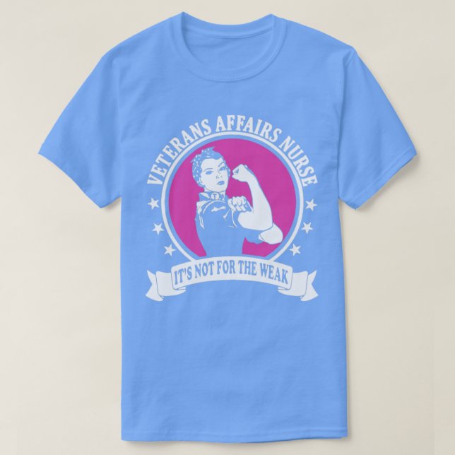 Die Veteranen pflegen nicht für die schwache Waffe T-Shirt (Design vorne)