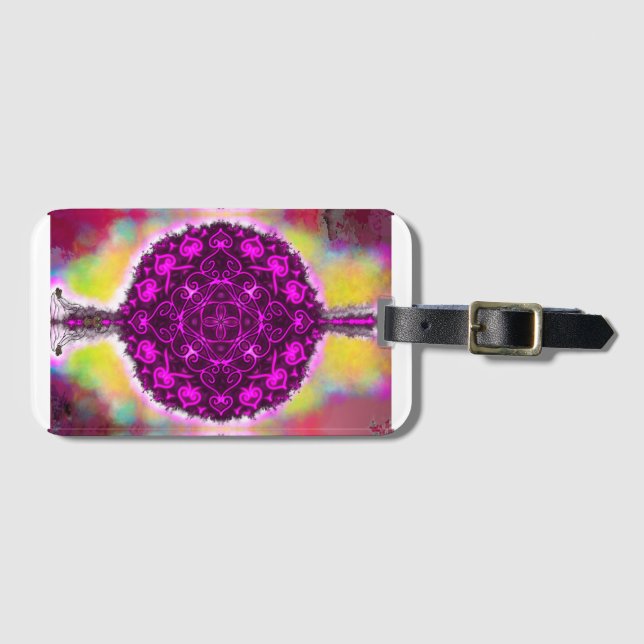 Die Vibration des Lichts Gepäckanhänger (Vorderseite (Horizontal))