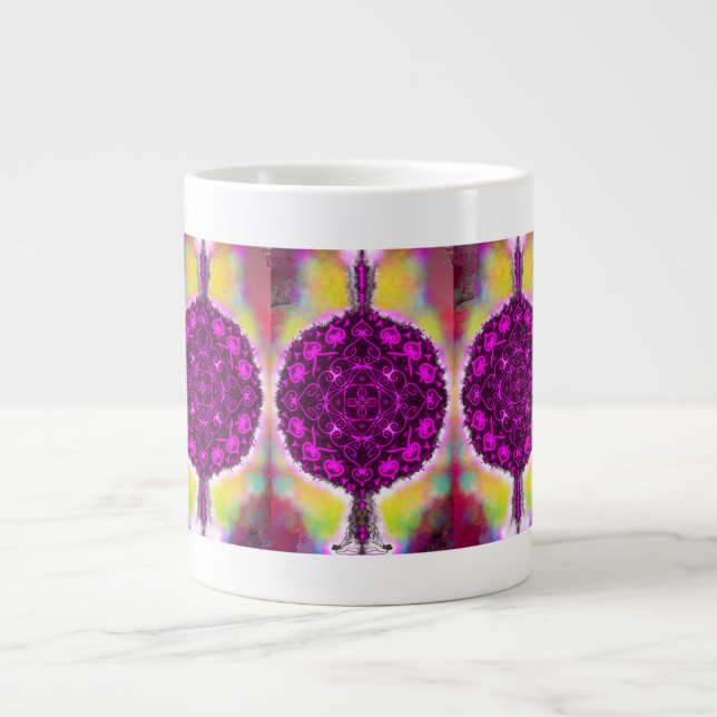 Die Vibration des Lichts Jumbo-Tasse (Vorderseite)