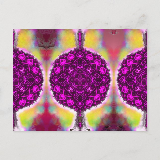 Die Vibration des Lichts Postkarte (Vorderseite)