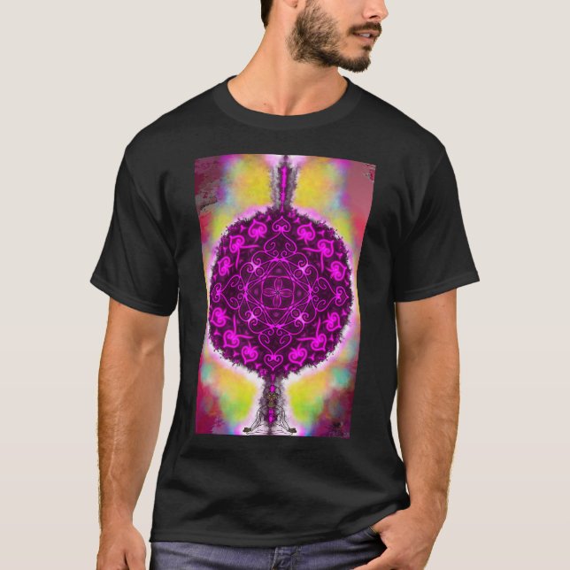 Die Vibration des Lichts T-Shirt (Vorderseite)